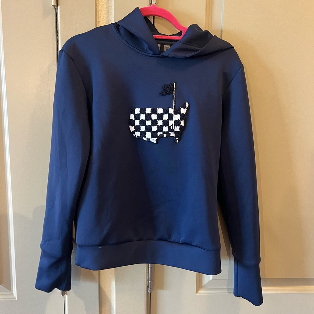 Master’s Golf cropped navy hoodie